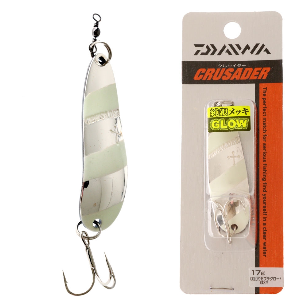 Daiwa Crusader Trout Lure 17g Zebra Glow/Galaxy