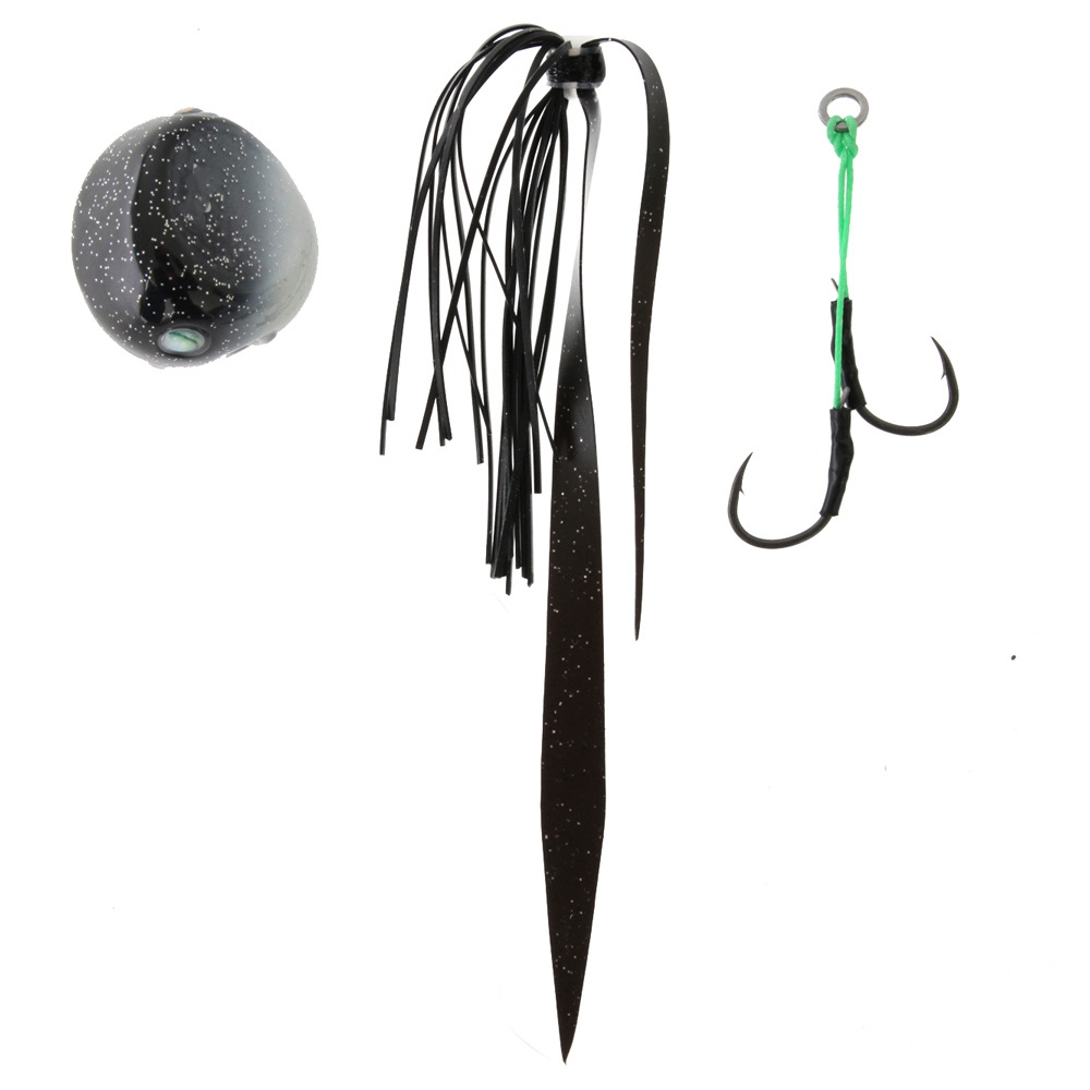 Daiwa Kohga Bay Rubber Free Slider Lure 120g Black