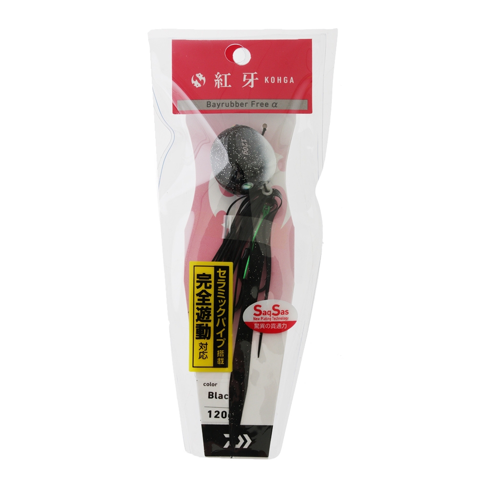 Daiwa Kohga Bay Rubber Free Slider Lure 120g Black