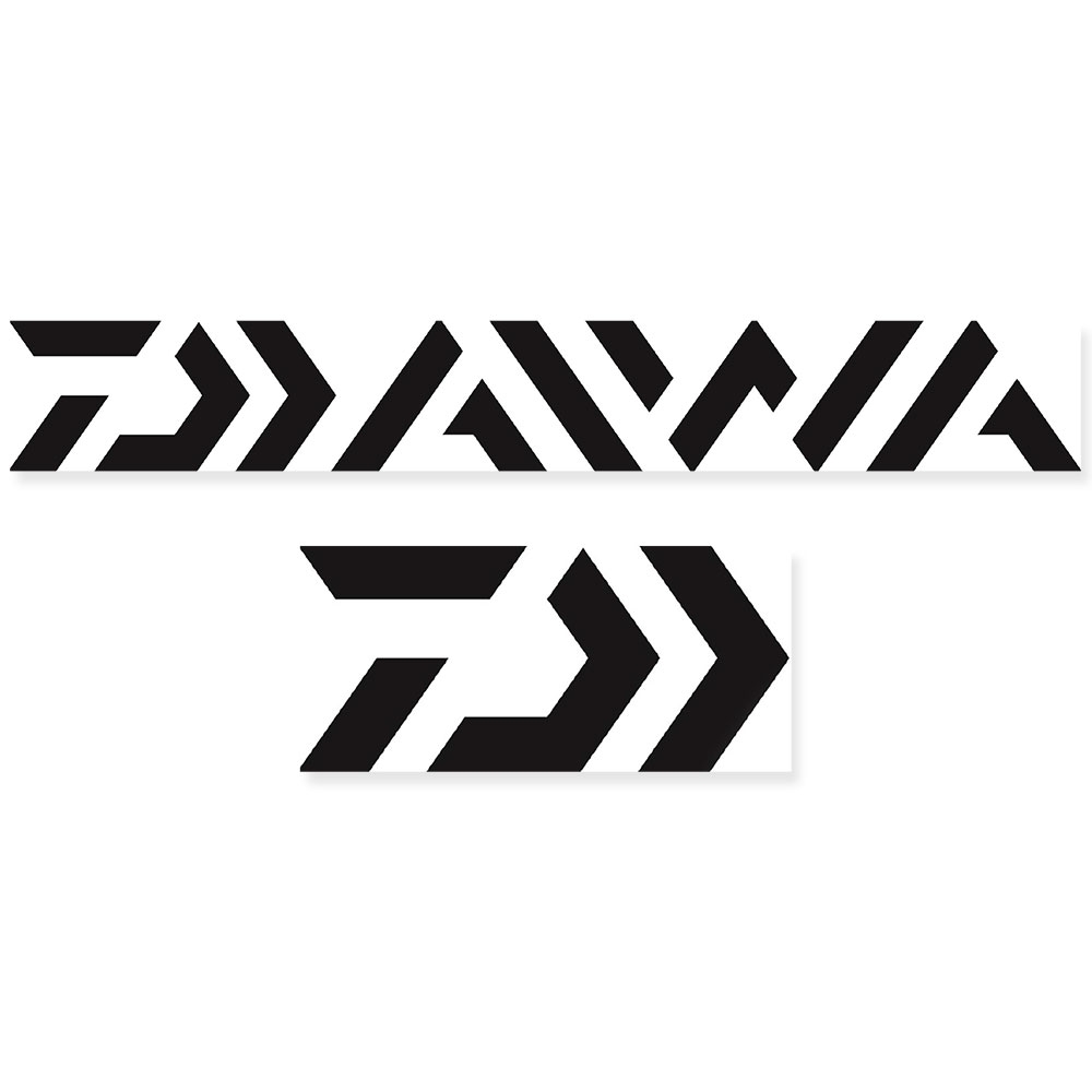 Daiwa Sticker Packs Large Black