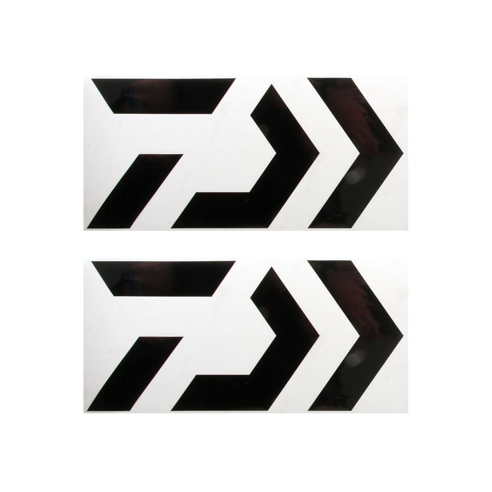 Daiwa Sticker Packs Large Black