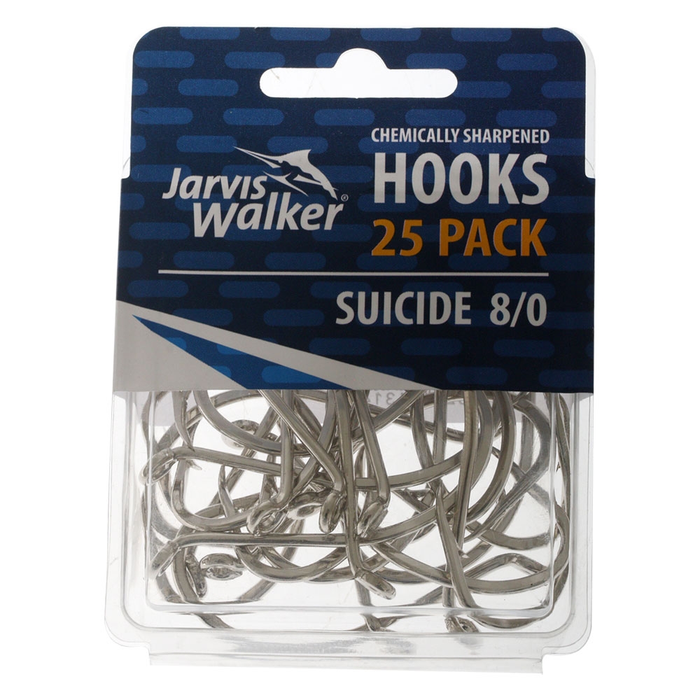 Jarvis Walker Nickel Suicide Hook Qty 25
