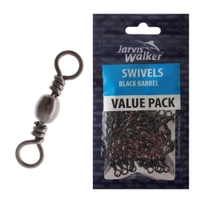 Jarvis Walker Black Barrel Swivels Value Pack Thumbnail Jarvis Walker Black Barrel Swivels Value Pack