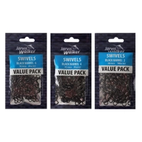 Jarvis Walker Black Barrel Swivels Value Pack Thumbnail Jarvis Walker Black Barrel Swivels Value Pack