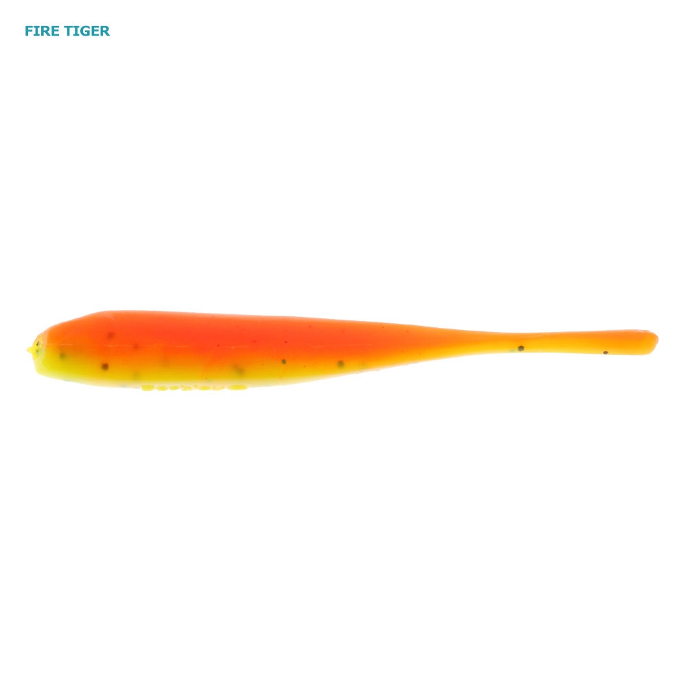 Berkley PowerBait Pro Twitchtail Minnow Soft Bait Firetiger 7cm Qty 15