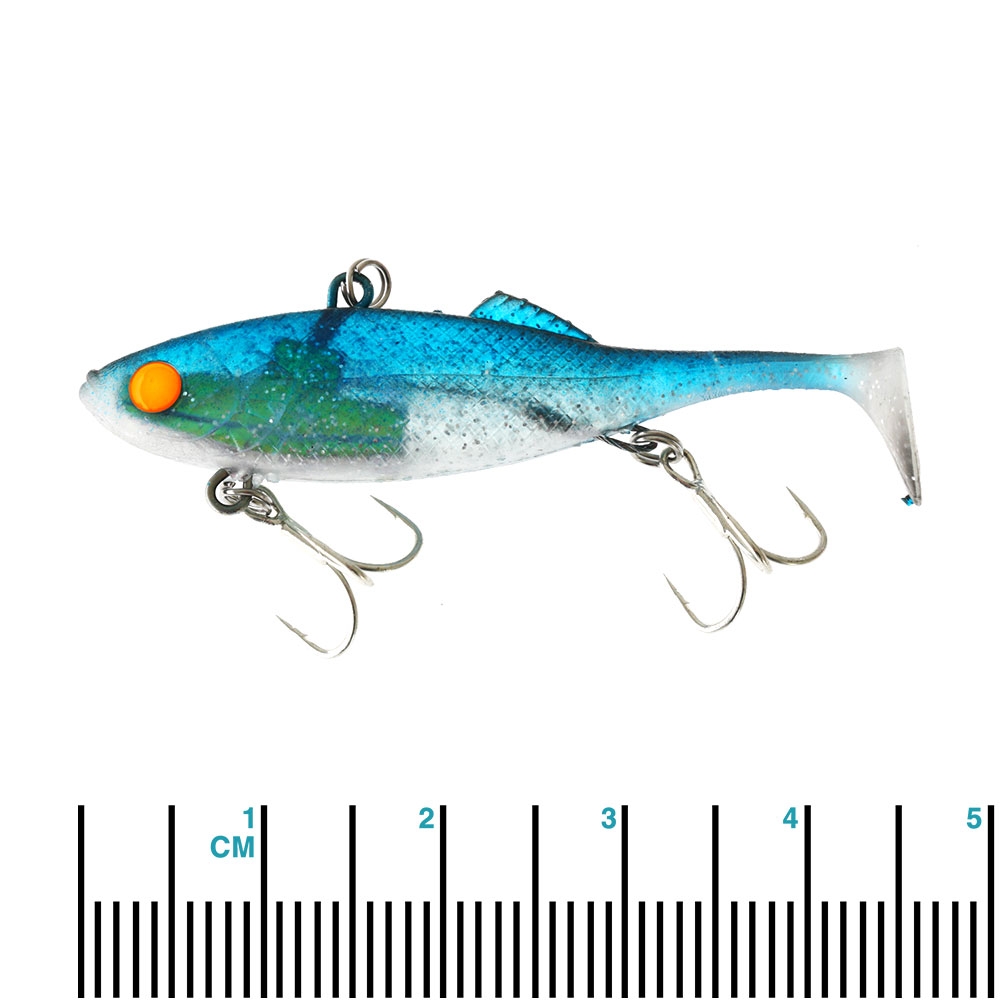 Berkley Shimma Shad Soft Bait Lure 100mm 20g Baitfish Blue
