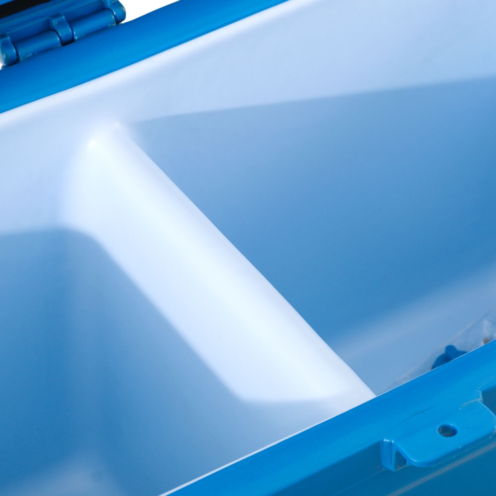 Icey-Tek Two Compartment Chilly Bin with Split Lid 115L Grey