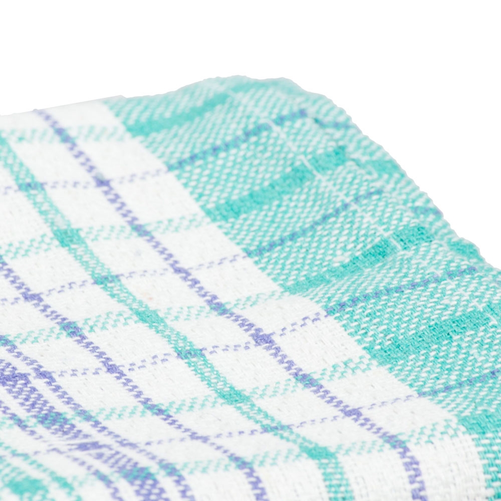 Tea Towel Commercial Laundry Grade Green/Blue