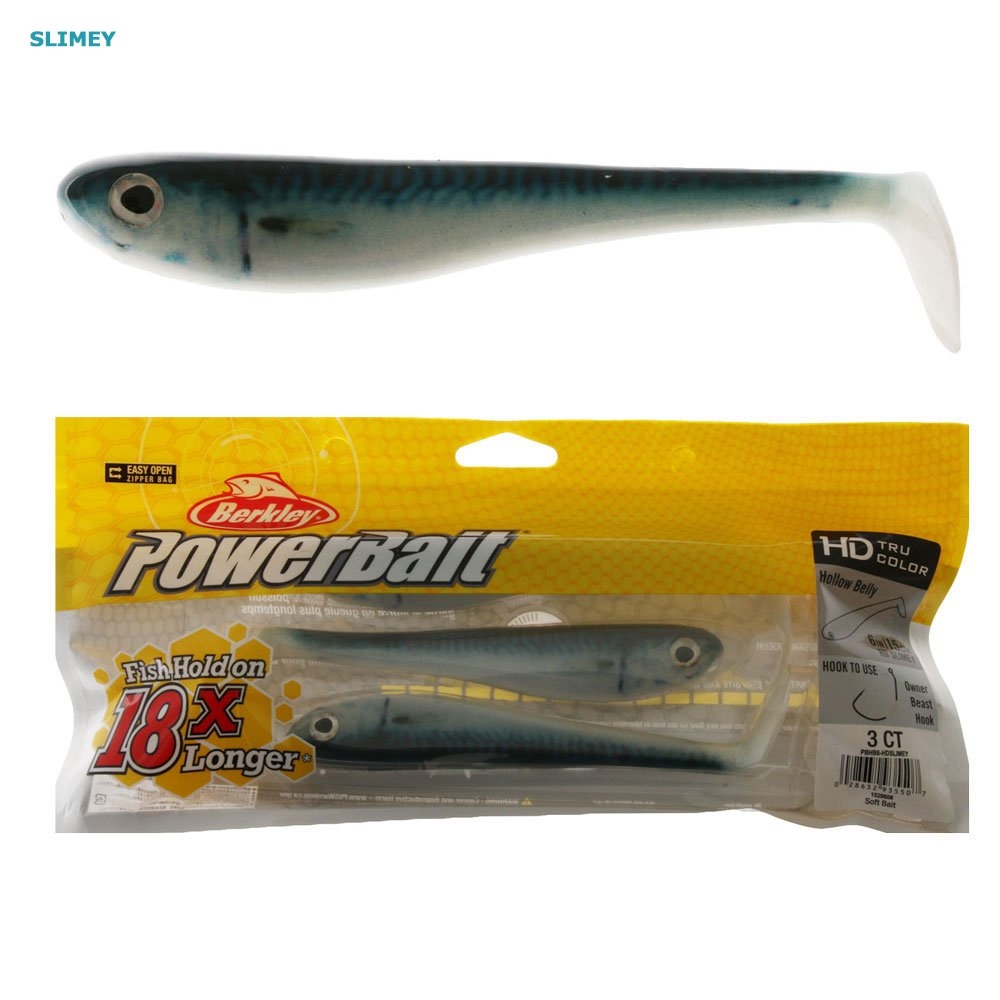 Berkley Powerbait Hollow Belly Paddle Tail Soft Bait 15cm