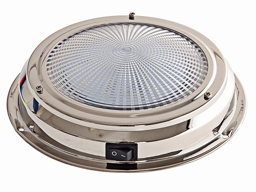 Stainless 5in LED Dome Light 1.7w 21lm Stainless 5in LED Dome Light 1.7w 21lm