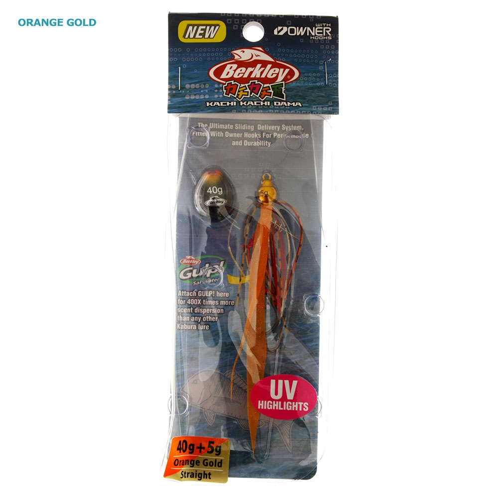 Berkley Kachi Kachi Dama Slider Jig Straight 40 5g Orange Gold