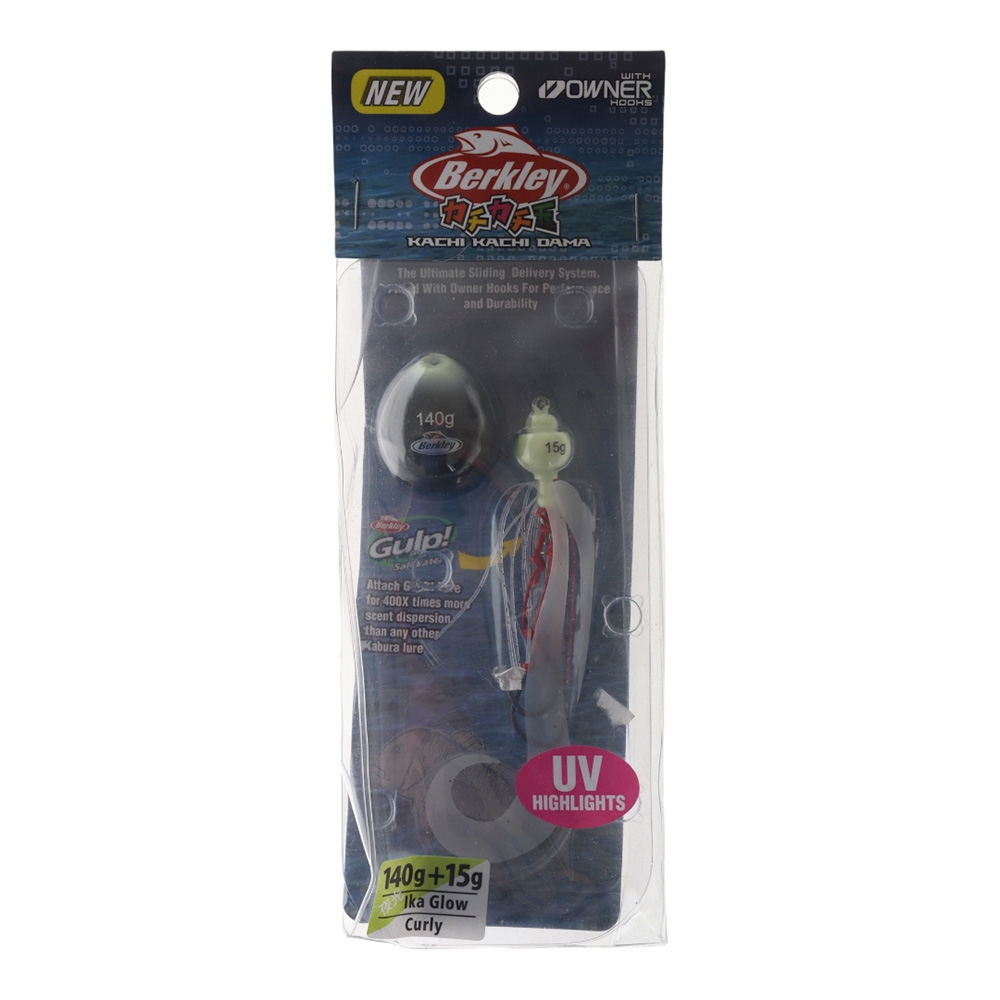 Berkley Kachi Kachi Dama Slider Jig Curly 140 15g Ika Glow