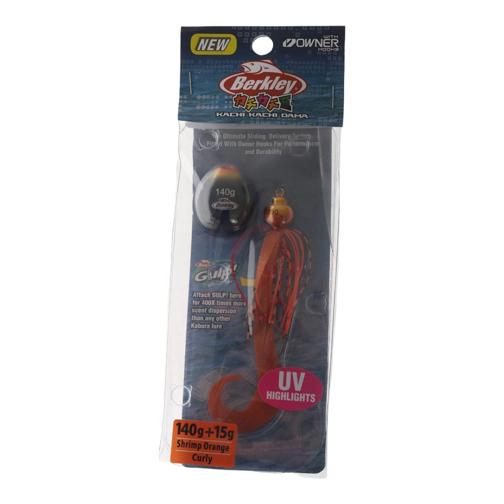Berkley Kachi Kachi Dama Slider Jig Curly 140 15g Shrimp Orange Berkley Kachi Kachi Dama Slider Jig Curly 140 15g Shrimp Orange