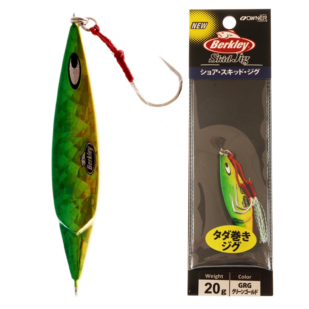 Berkley Skid Slow Pitch Jig 20g Green Gold