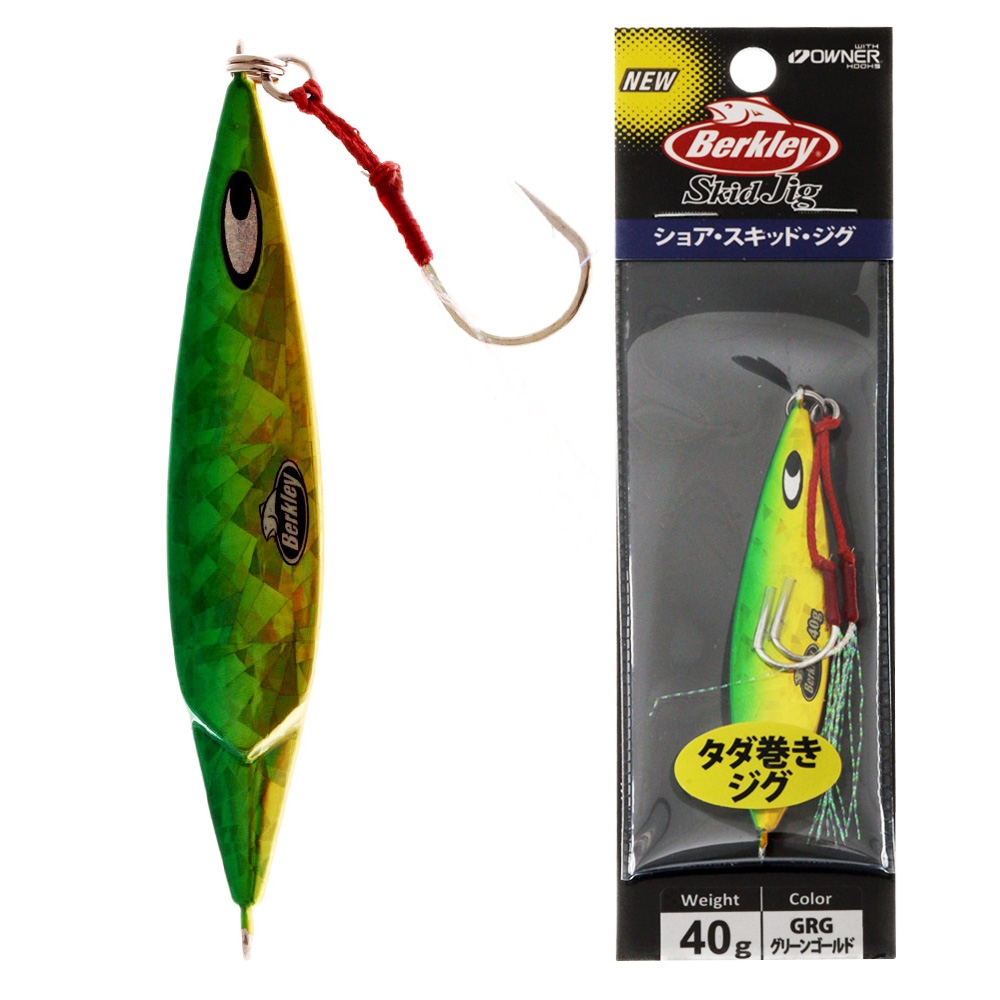 Berkley Skid Slow Pitch Jig 40g Green Gold