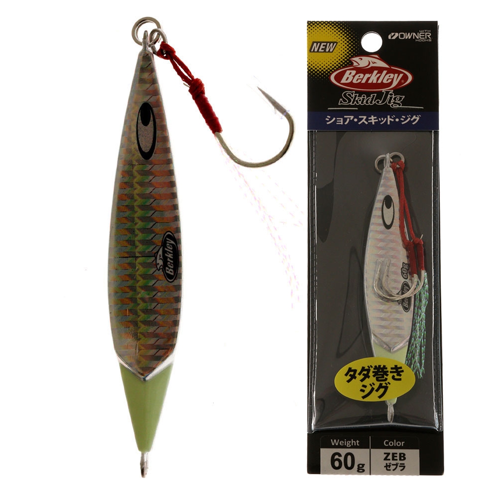 Berkley Skid Slow Pitch Jig 60g Silver Lumo