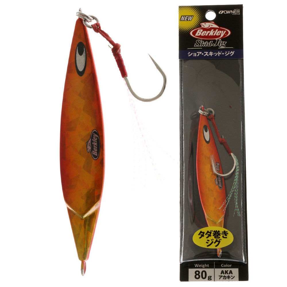 Berkley Skid Slow Pitch Jig 80g Orange Gold