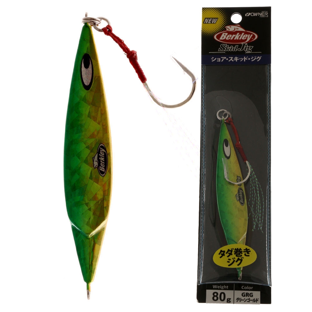 Berkley Skid Slow Pitch Jig 80g Green Gold