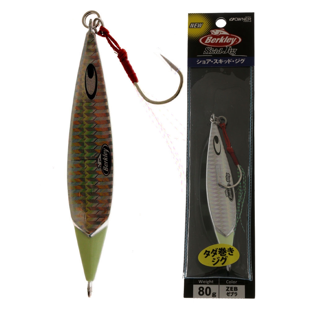 Berkley Skid Slow Pitch Jig 80g Silver Lumo