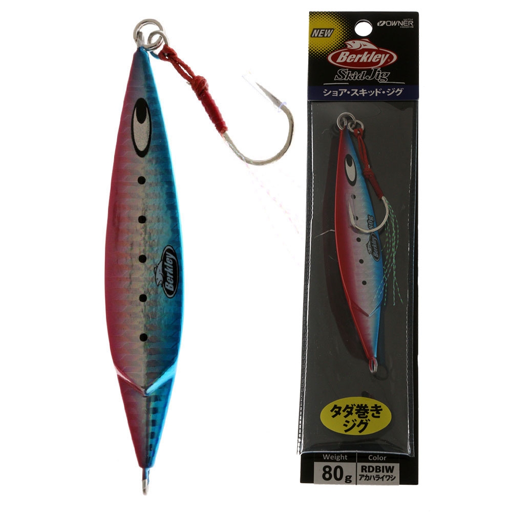 Berkley Skid Slow Pitch Jig 80g Pink Silver Blue