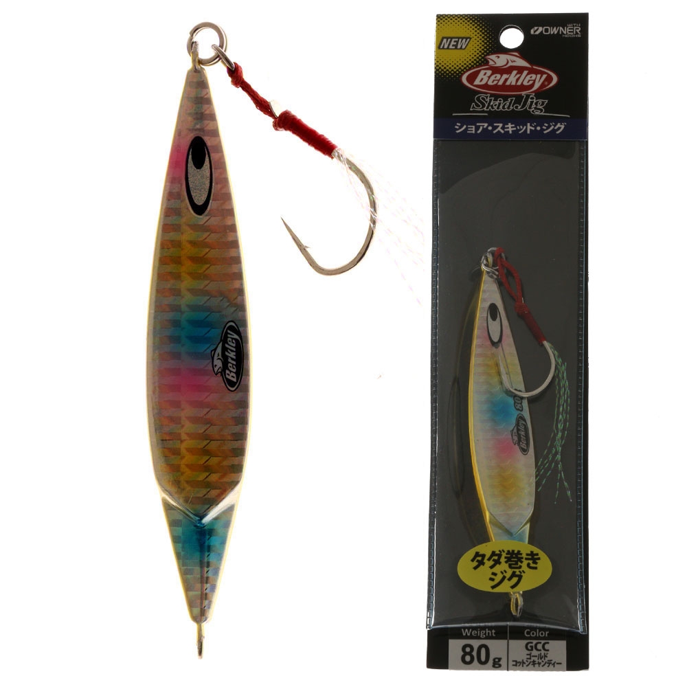 Berkley Skid Slow Pitch Jig 80g Gold Silver