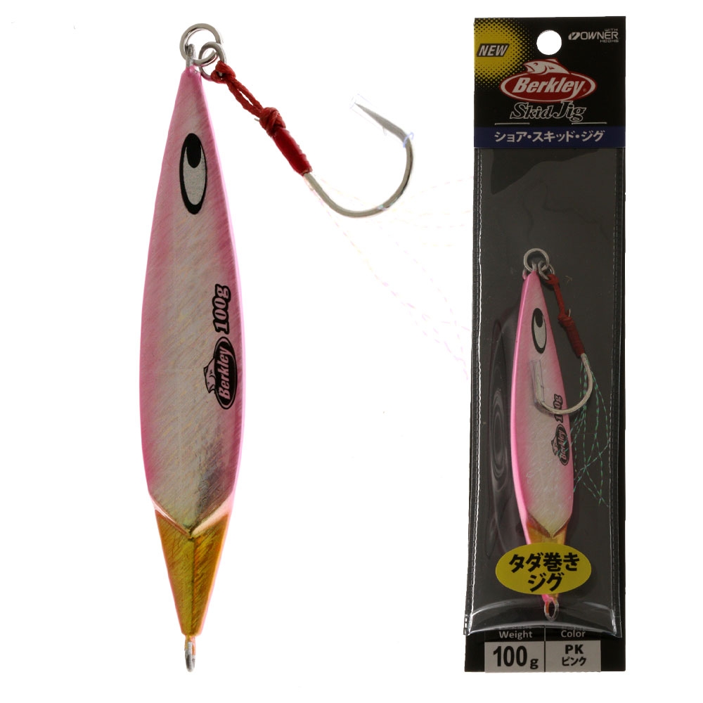 Berkley Skid Slow Pitch Jig 100g Pink Silver