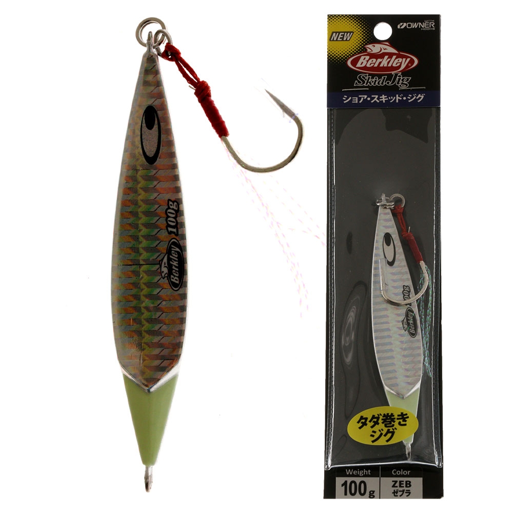 Berkley Skid Slow Pitch Jig 100g Silver Lumo