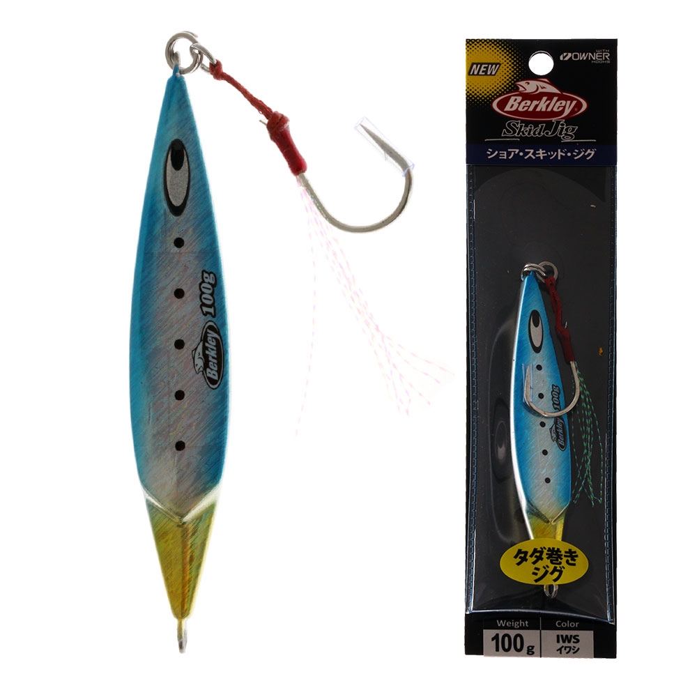 Berkley Skid Slow Pitch Jig 100g Blue Silver Gold
