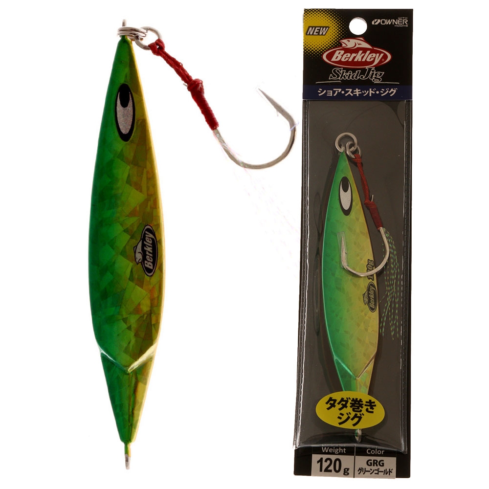 Berkley Skid Slow Pitch Jig 120g Green Gold