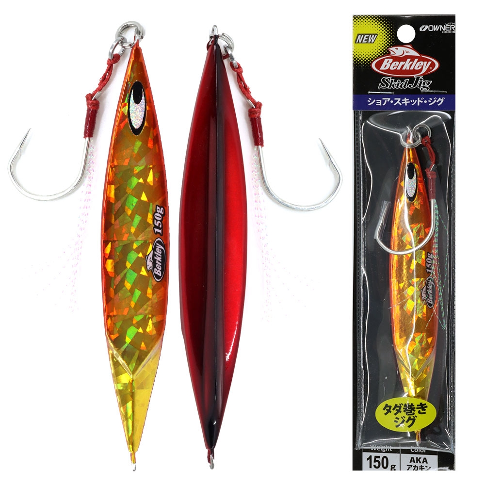 Berkley Skid Slow Pitch Jig 150g Orange Gold