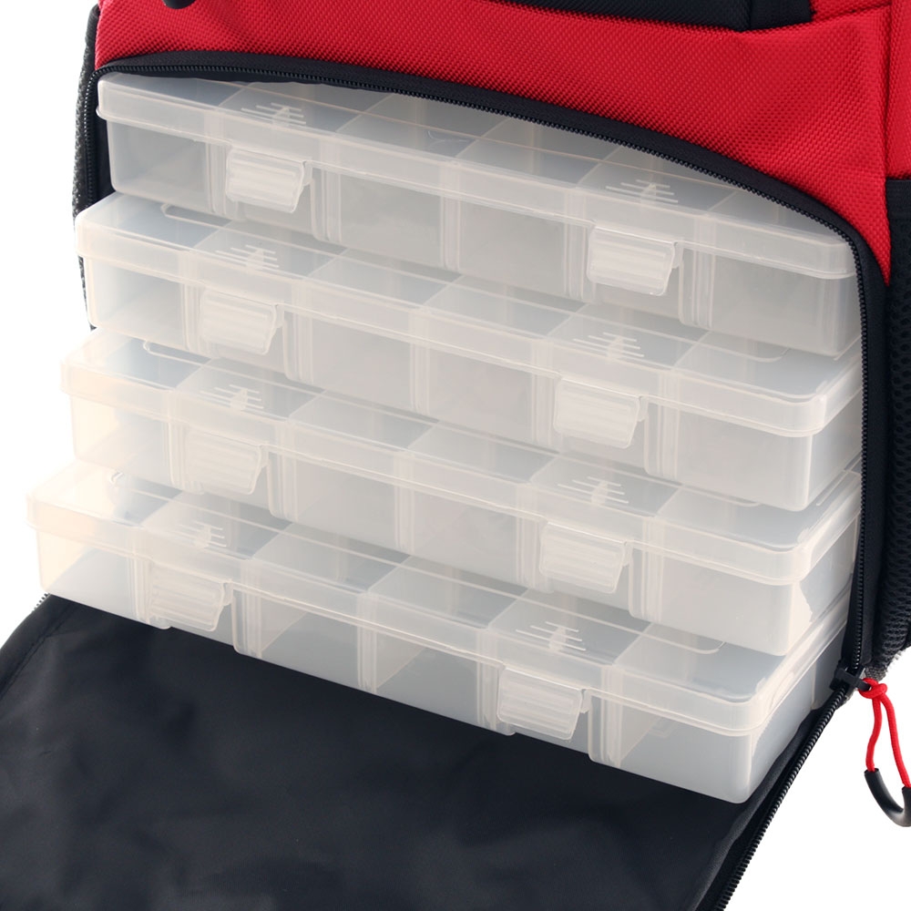 Berkley Fishing Backpack with 4 Tackle Trays