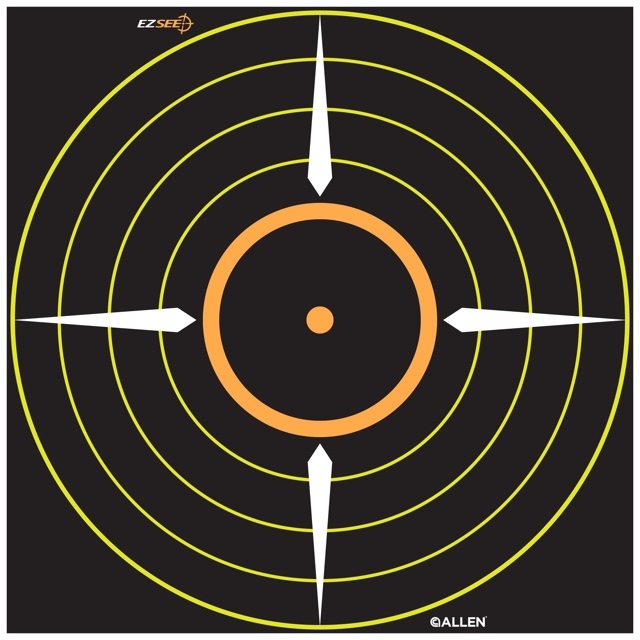 Allen EZ Aim Splash Adhesive Grid Target 17x17in