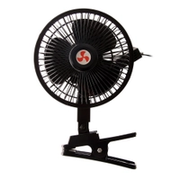 Oscillating Fan with Clamp 12V 15cm Thumbnail Oscillating Fan with Clamp 12V 15cm