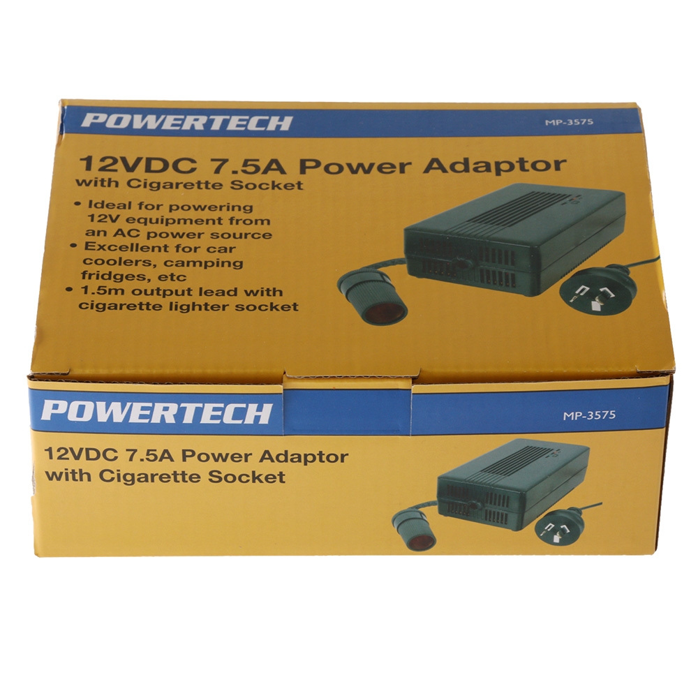Switchmode Power Supply Mains to Cigarette Lighter Socket 12VDC 7.5A