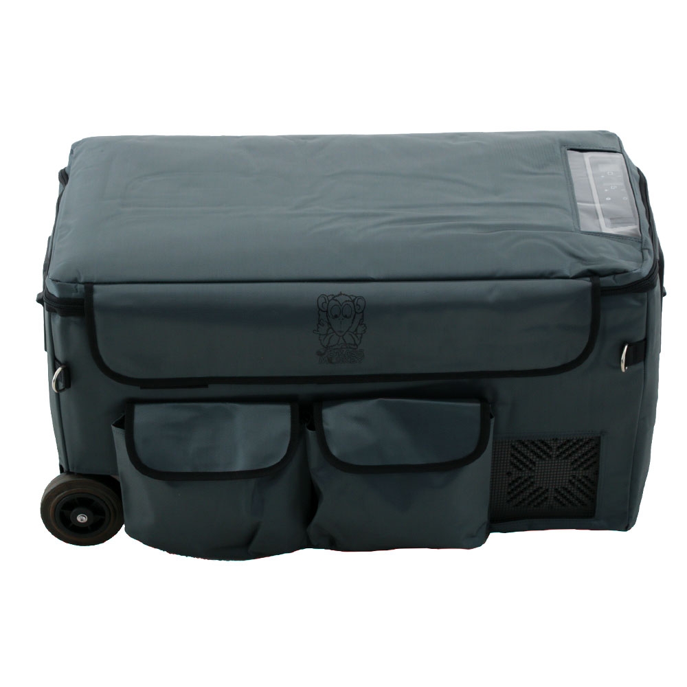 Brass Monkey Ice Portable Fridge 36L Insulated Cover Grey