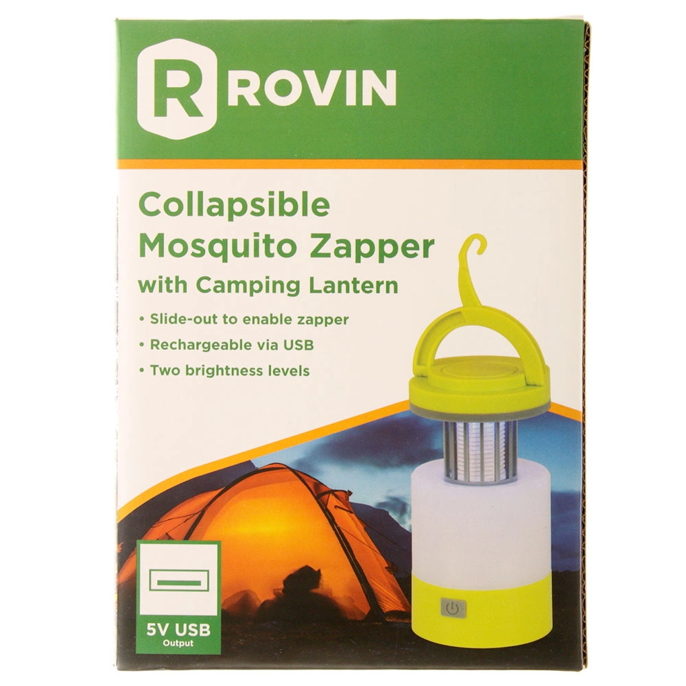 Rovin Collapsible Mosquito Zapper with Camping Lantern Rovin Collapsible Mosquito Zapper with Camping Lantern