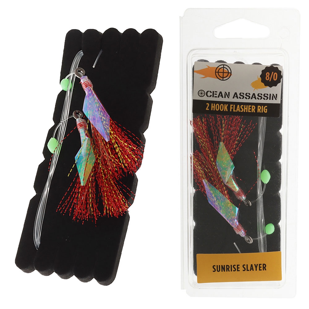 Ocean Assassin Sunrise Slayer Flasher Rig 8/0