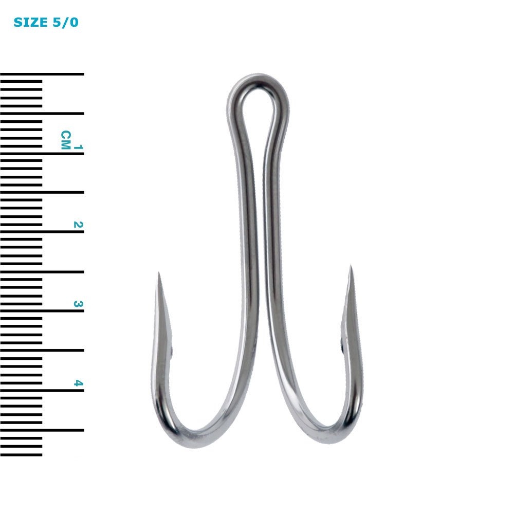 Mustad 7982HS Double Stainless Tuna Trolling Hook