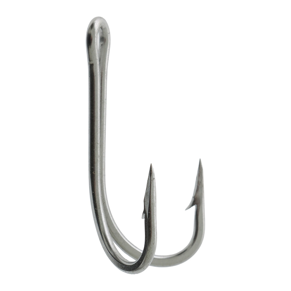 Mustad 7982HS Double Stainless Tuna Trolling Hook 5/0 Qty 1