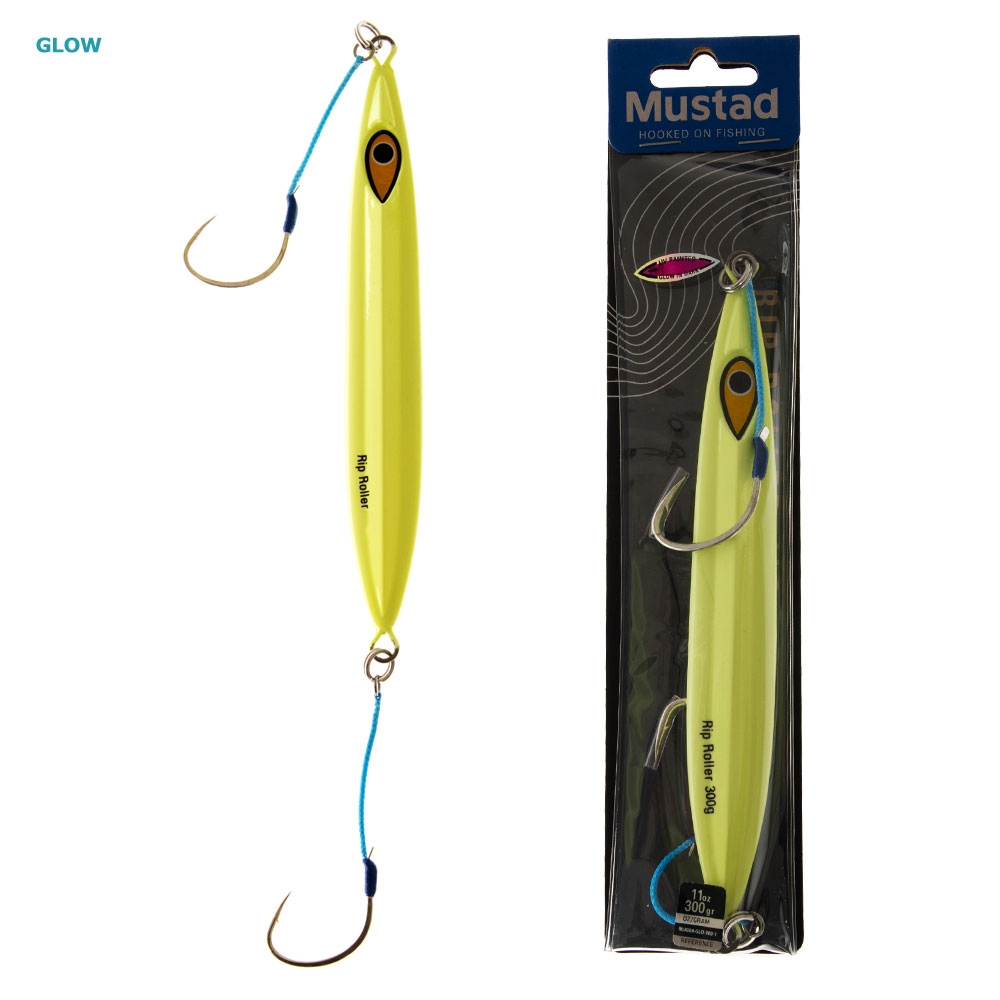 Mustad Rip Roller Slow Fall Jig 300g Glow