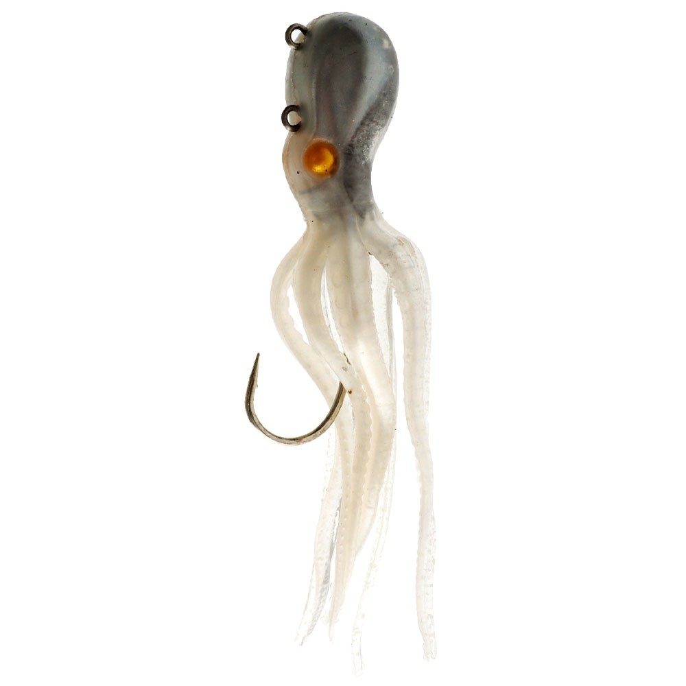 Mustad Mini InkVader Octopus Soft Bait Jig 30g Pearl Grow Devil