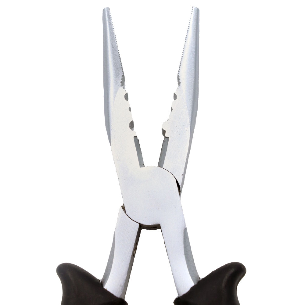 Mustad Premium Straight Nose Pliers Green 7.87in