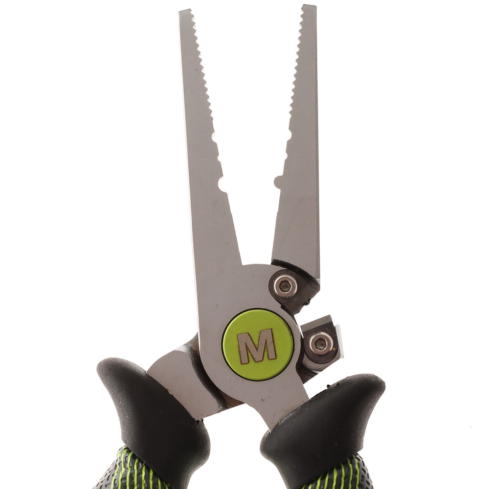 Mustad Premium Hero Fishing Pliers Green 7in
