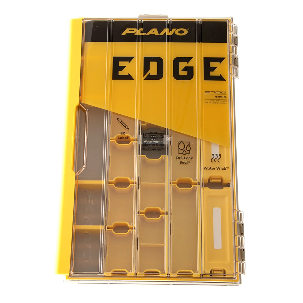 Plano EDGE 3700 Waterproof StowAway Lure and Tackle Box with Anti-Rust Technology