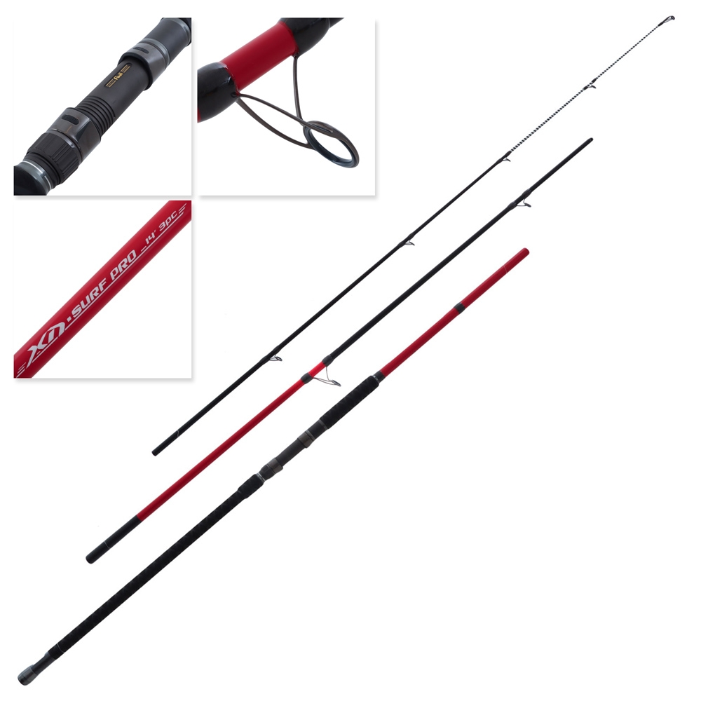 CD Rods XD Surf Pro MH Lumo Tip Surfcasting Rod 14ft 3pc