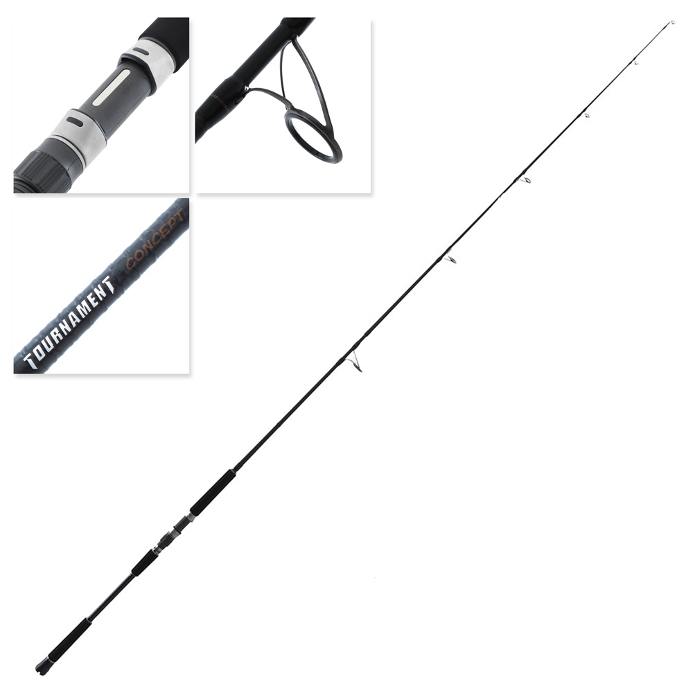 Okuma Tournament Concept Topwater Travel Rod 8ft 6in 8-12kg 4pc