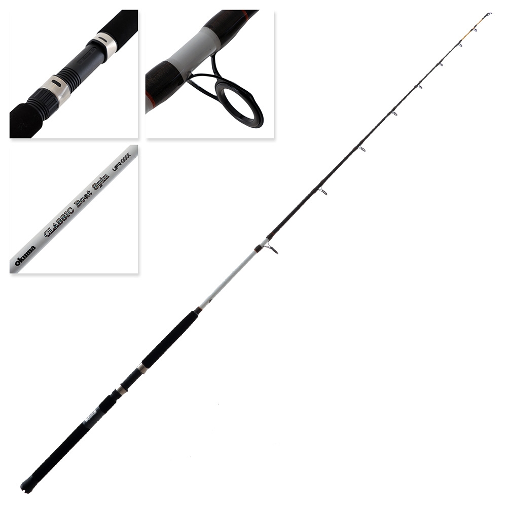 Okuma Classic Spin Boat Rod 6ft 6in 8-15kg 1pc