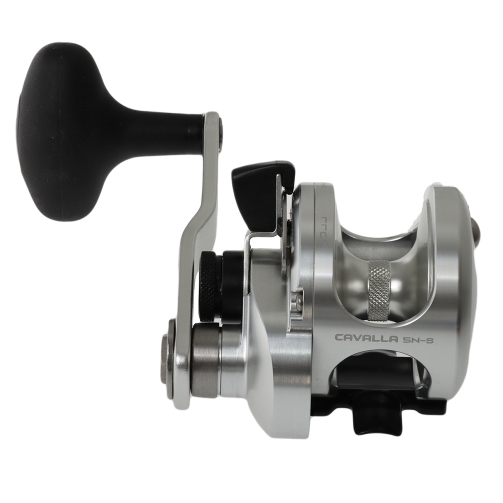 Okuma Cavalla 5N-S Single Speed Overhead Lever Drag Combo 6ft 3in 50-200g 2pc