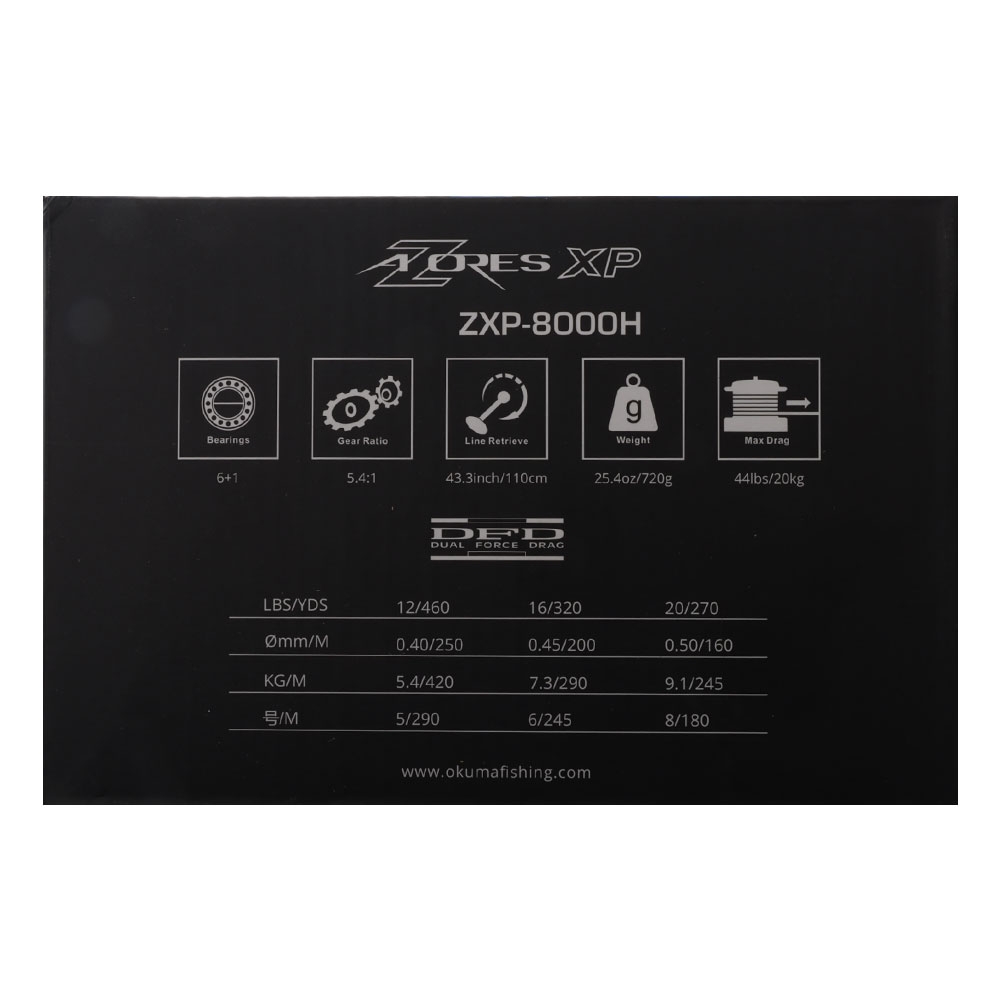 Okuma Azores XP 8000 Spinning Reel