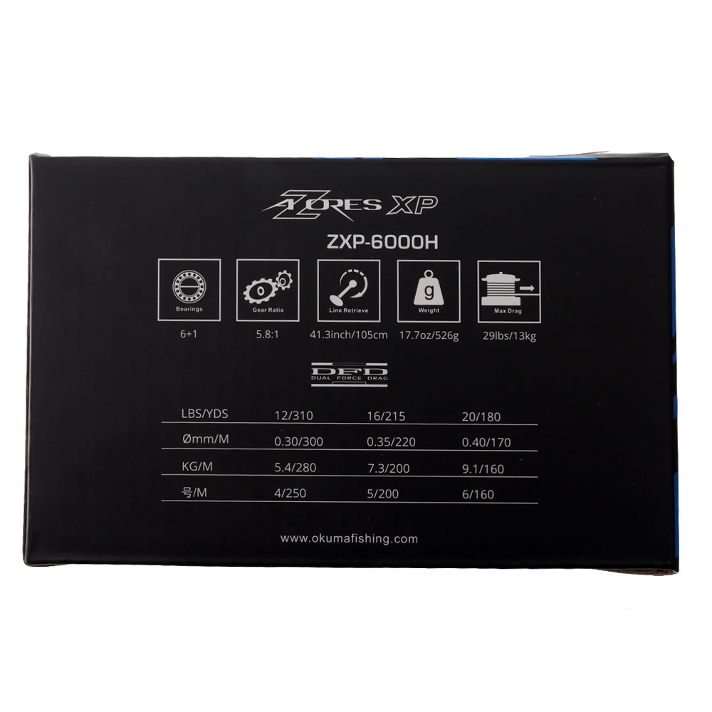 Okuma Azores XP 6000 Spinning Reel